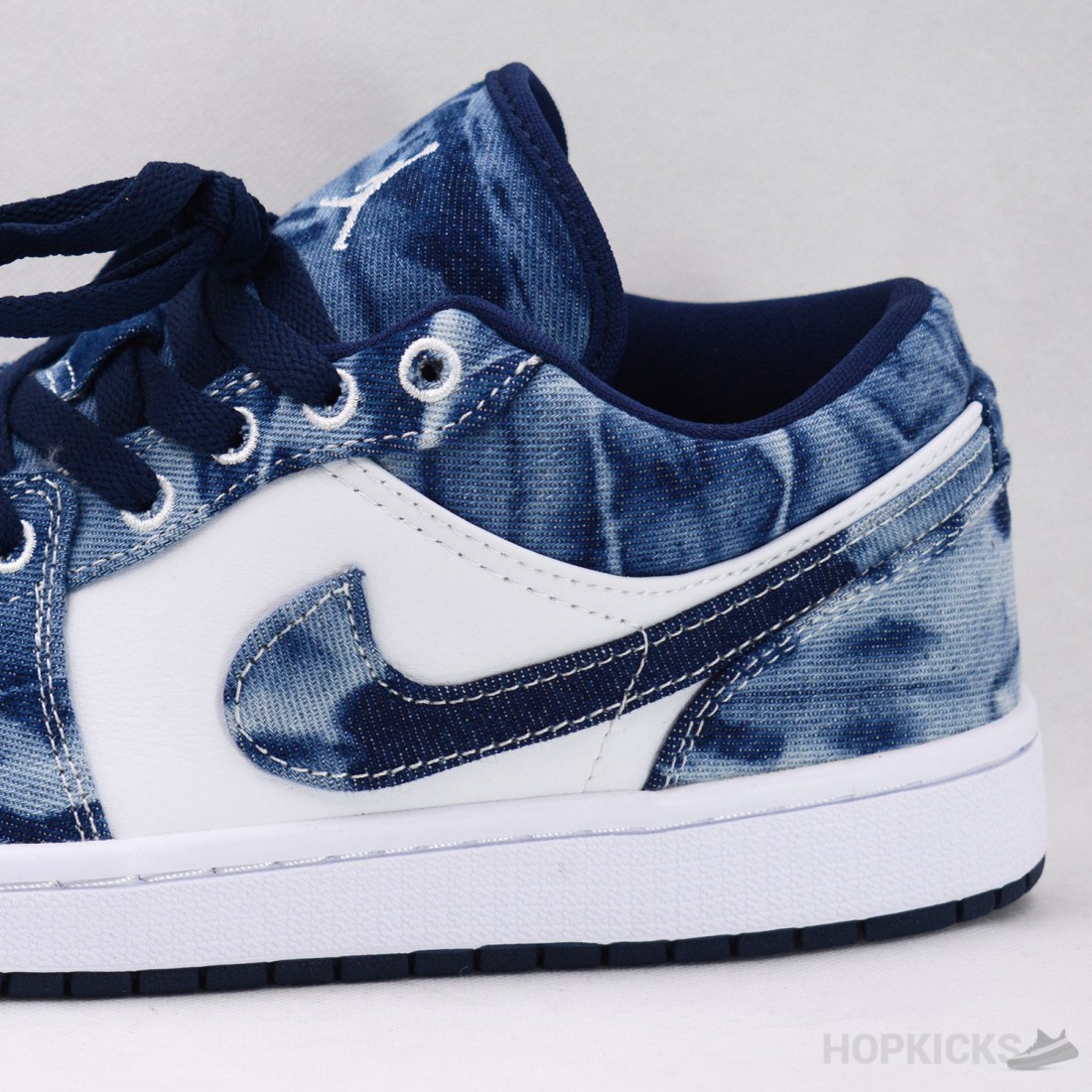 washed denim air jordan 1 low